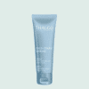 Tube de masque nutrition intense Thalgo en plastique bleu, sur fond vert